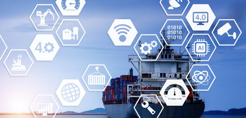 Cargo ship Sending goods to destination Cargo ship Sending goods to destination
